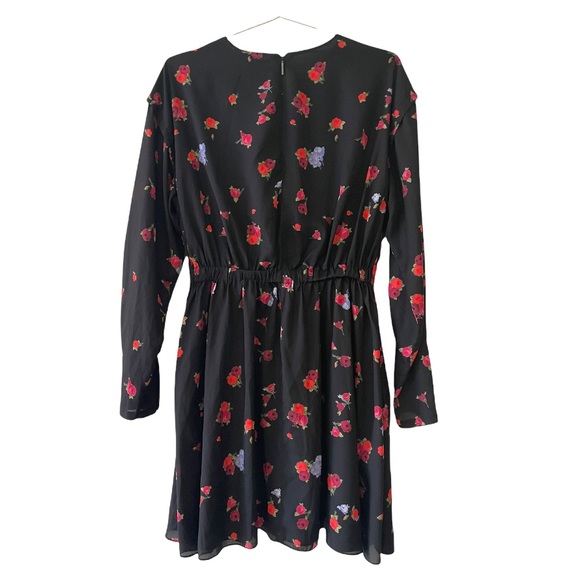Jason Wu Silk Floral Blouson Dress, Sz 8 - Picture 8 of 11